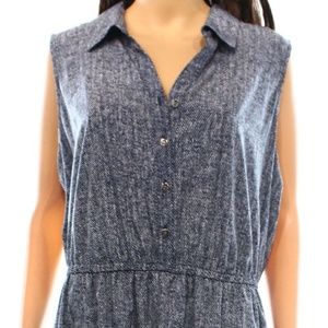 ☀️3 for $20☀️Button-Front Printed Dress